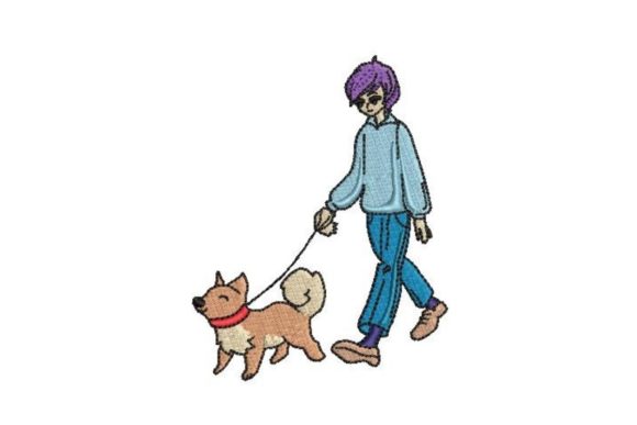 Anime Boy Walking a Dog: A Designer’s Review for Branded Merch