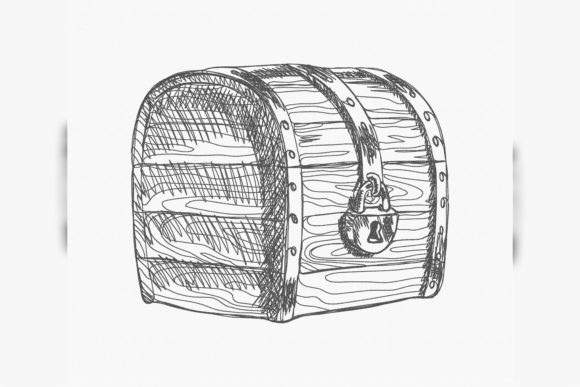 Chest with a Lock Embroidery Design Review