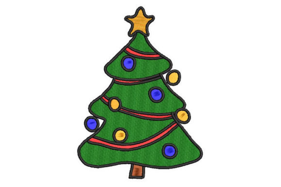 Christmas Pine Tree Embroidery Design Review for Apparel