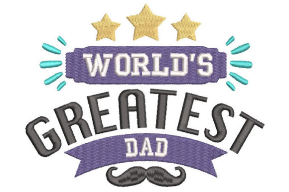 Father's Day Embroidery: A Heartfelt Design for Dad