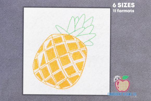 Fresh Pineapple Embroidery: A Designer’s Sweatshirt Review