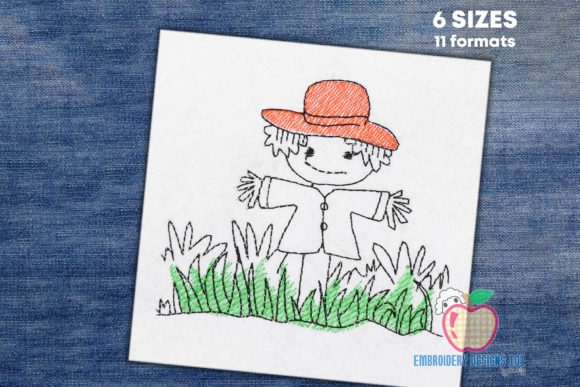 Happy Scarecrow in the Field: A Designer’s Real-World Embroidery Review